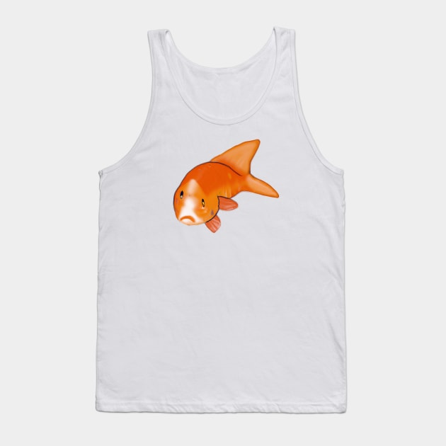 Cute Carp Drawing Tank Top by Play Zoo